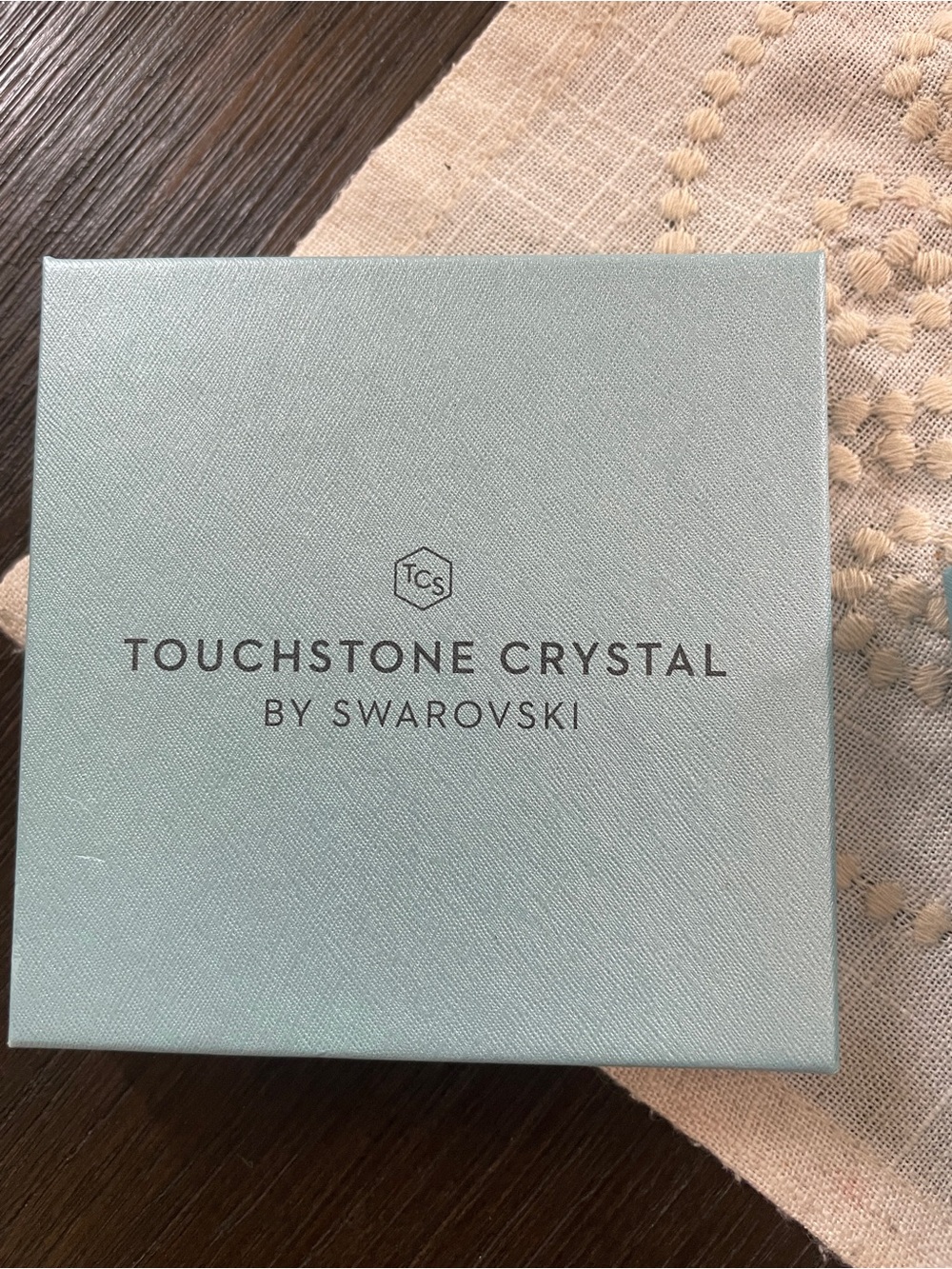 New Touchstone Crystal by Swarovski Iridescent Sparkle Drop Earrings - Silver - Picture 5 of 5